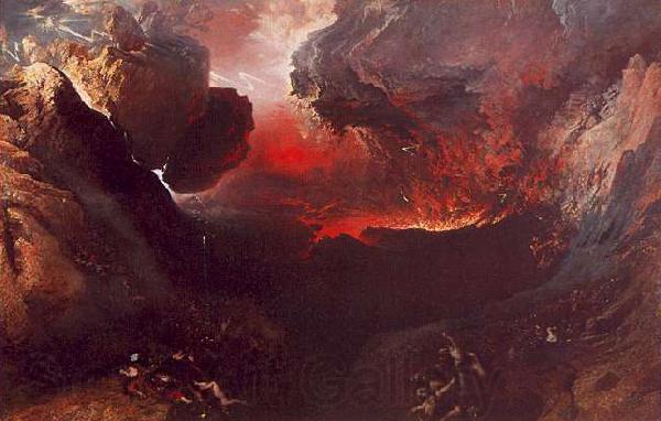 John Martin The Great Day of His Wrath Spain oil painting art